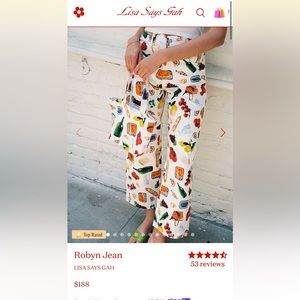 Lisa Says Gah Robyn Jean NWOT Italian Summer